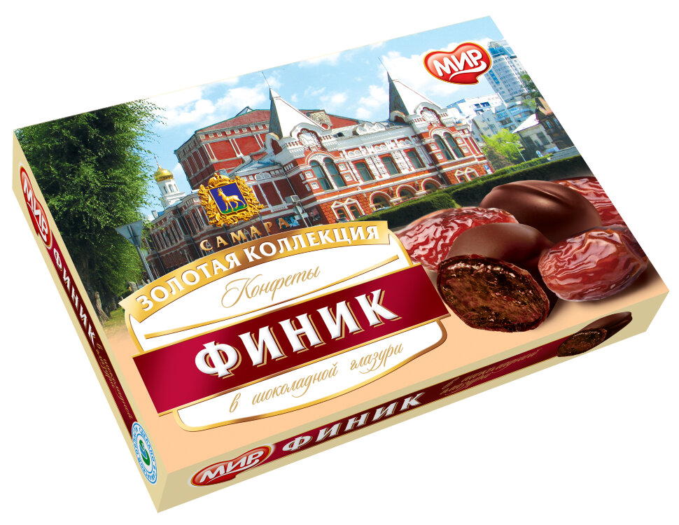  КФ МИР Финики в шоколадной глазури 160г  в Урае