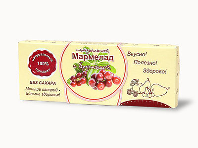 Мармелад натуральный "Брусника" 140г в Урае