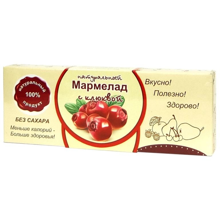  Мармелад натуральный "Клюква" 140г в Урае