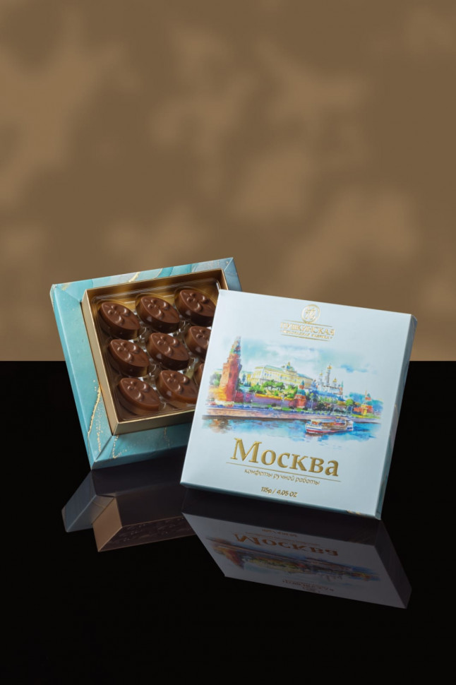  Пушкинская фабрика Конфеты Миндаль (Москва), 115г(голубая коробка) в Урае
