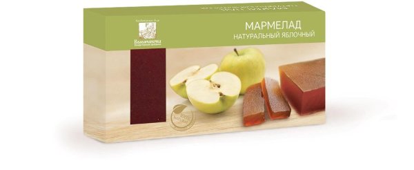 №2 Мармелад пластовый 210г яблочный  в Урае