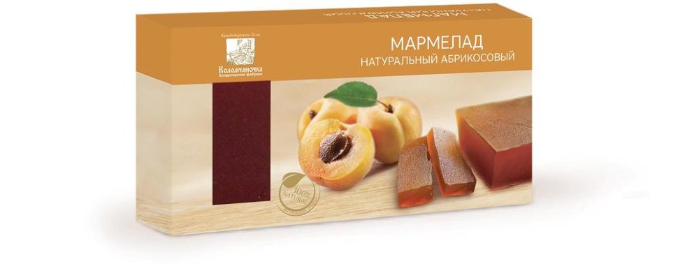  Мармелад пластовый 210г абрикосовый  в Урае